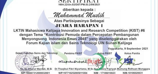 LKTIN Mahasiswa Kalijaga Innovation and Research Competition