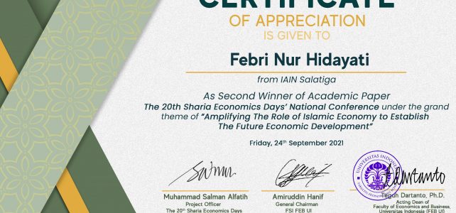 The 20th Sharia Economics Days National Conference